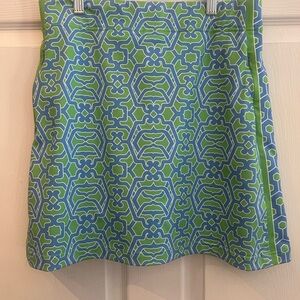 Gretchen Scott Green and Blue Patterned Women's Skort‎ sz S